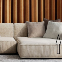 Jemná obliečka na vankúš VANI 45x45 cm - platinová